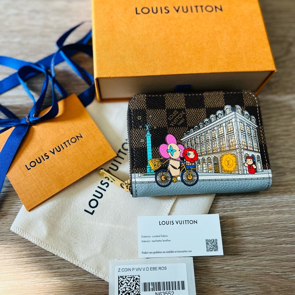Louis Vuitton Holiday Animation 2022 Collection - Zippy Coin Purse